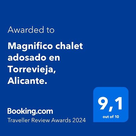 Magnifico Chalet Adosado En Torrevieja, Alicante. Bagian luar foto